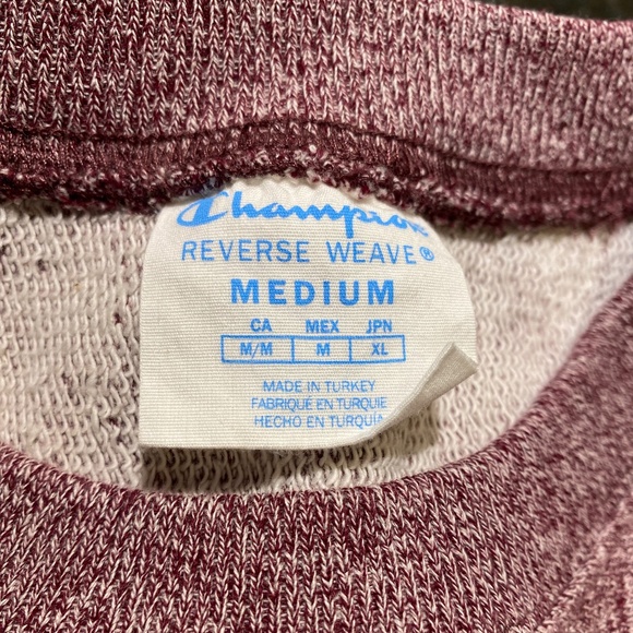 Champion Reverse Weave crewneck sweatshirt purple Medium - Picture 12 of 13